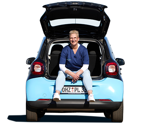 Quereinsteigerin Melanie Quereinsteigerin Melanie in einem PDL Smart